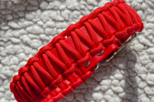 Collier Duo - biothane et parcorde
