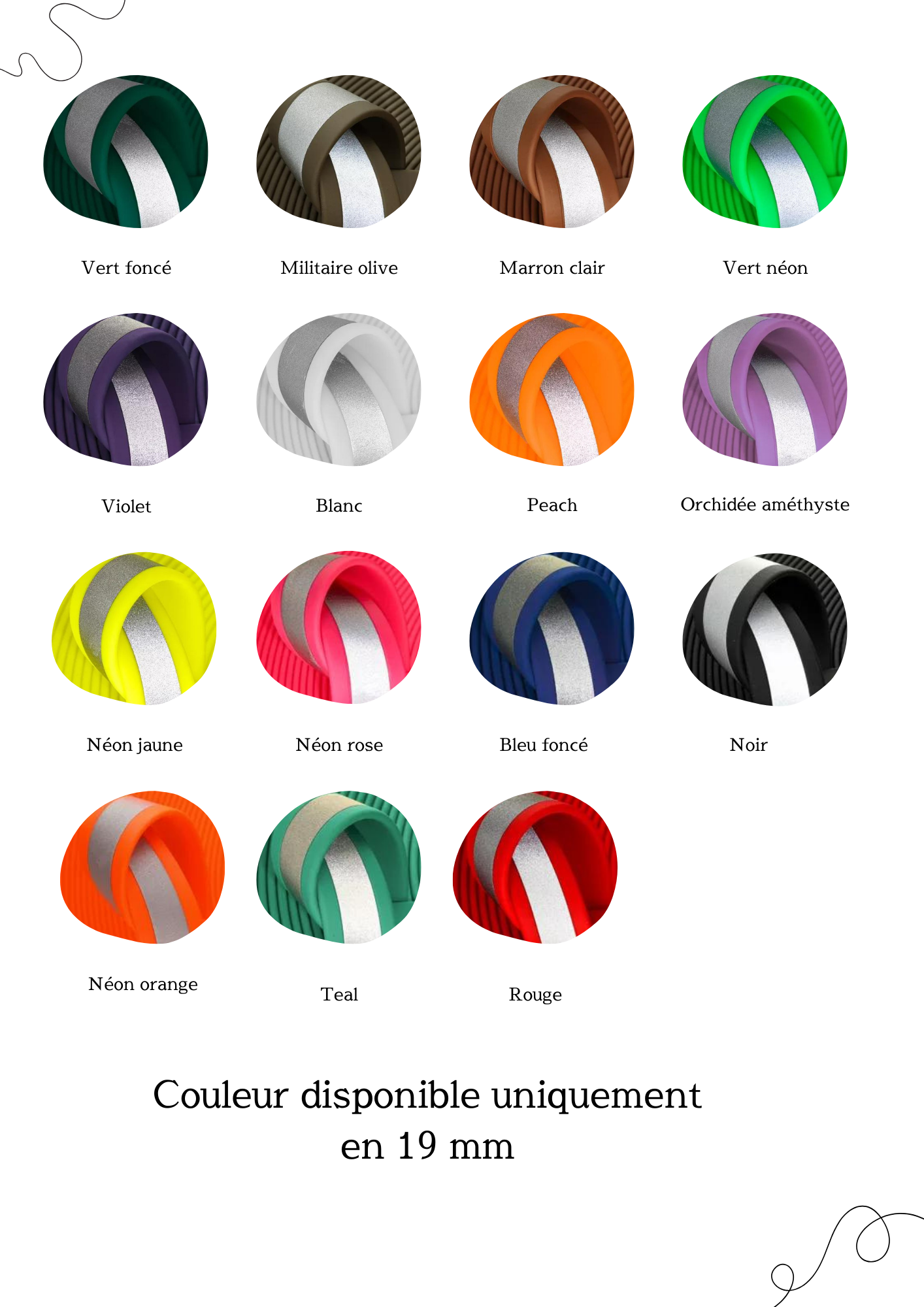 Fosfo - Collier en biothane