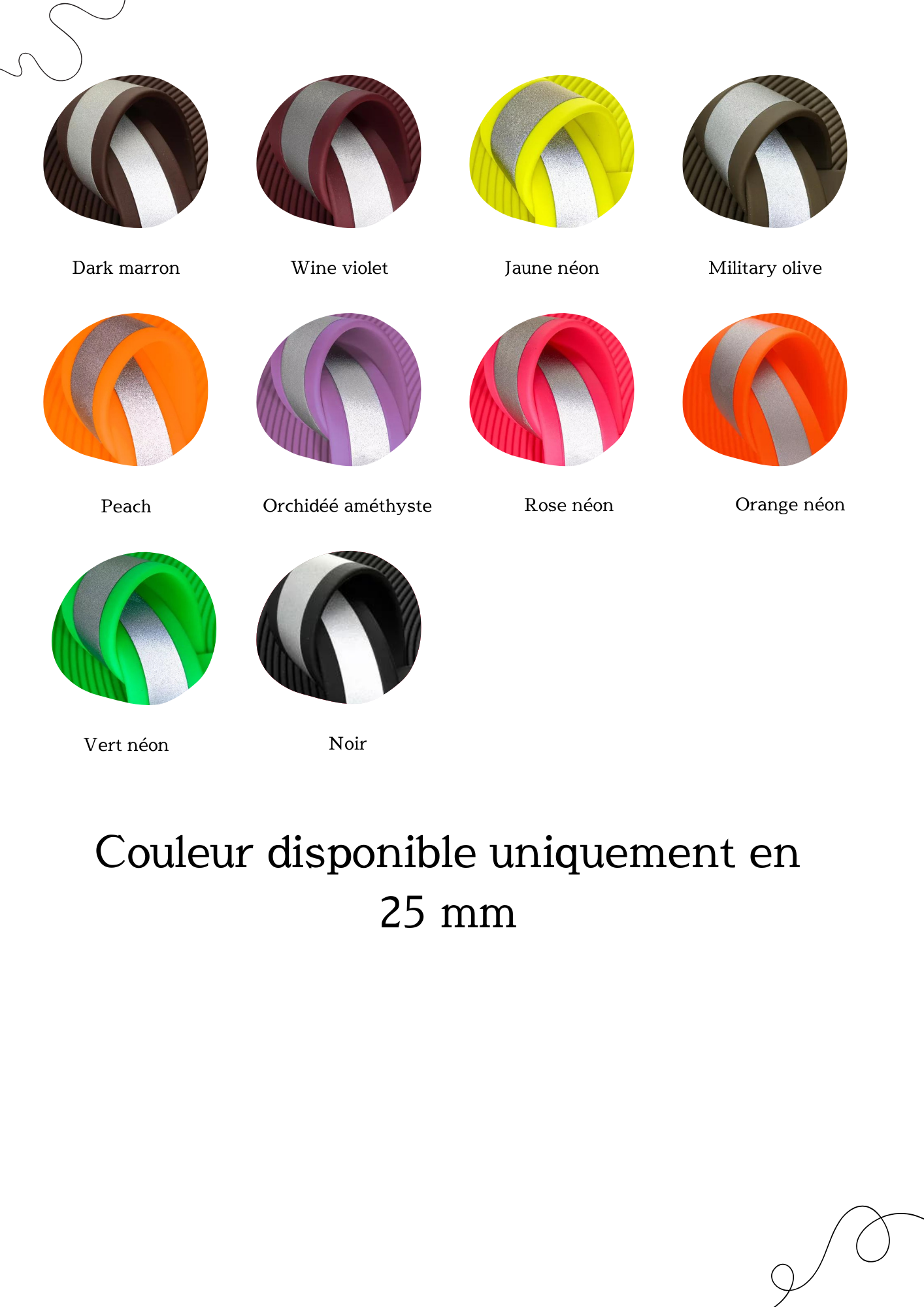 Fosfo - Collier en biothane